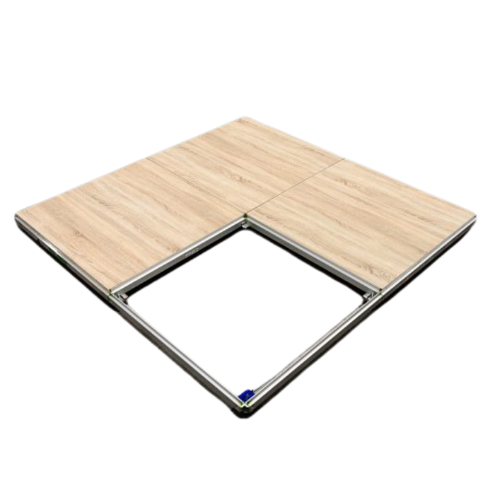 Plancher technique  (ht 12 cm) avec sol pvc - uni mat